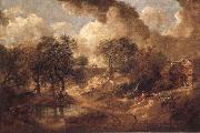 Thomas Gainsborough Suffolk landscape oil painting reproduction